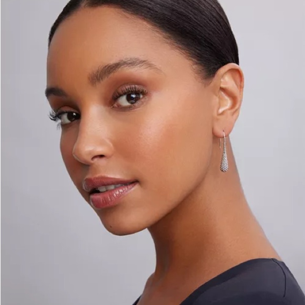 LAGOS 925 Sterling Silver Caviar Tear Drop Earrings - Picture 2 of 5